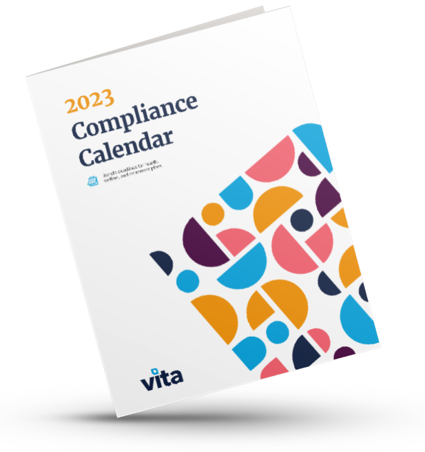 Vita's compliance calendar